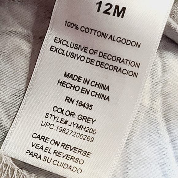 Baby Disney Grey Mickey Mouse Corduroy Overalls Size 12 Months - Picture 8 of 8